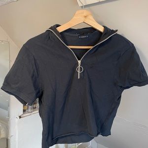 Cropped Polo Top
